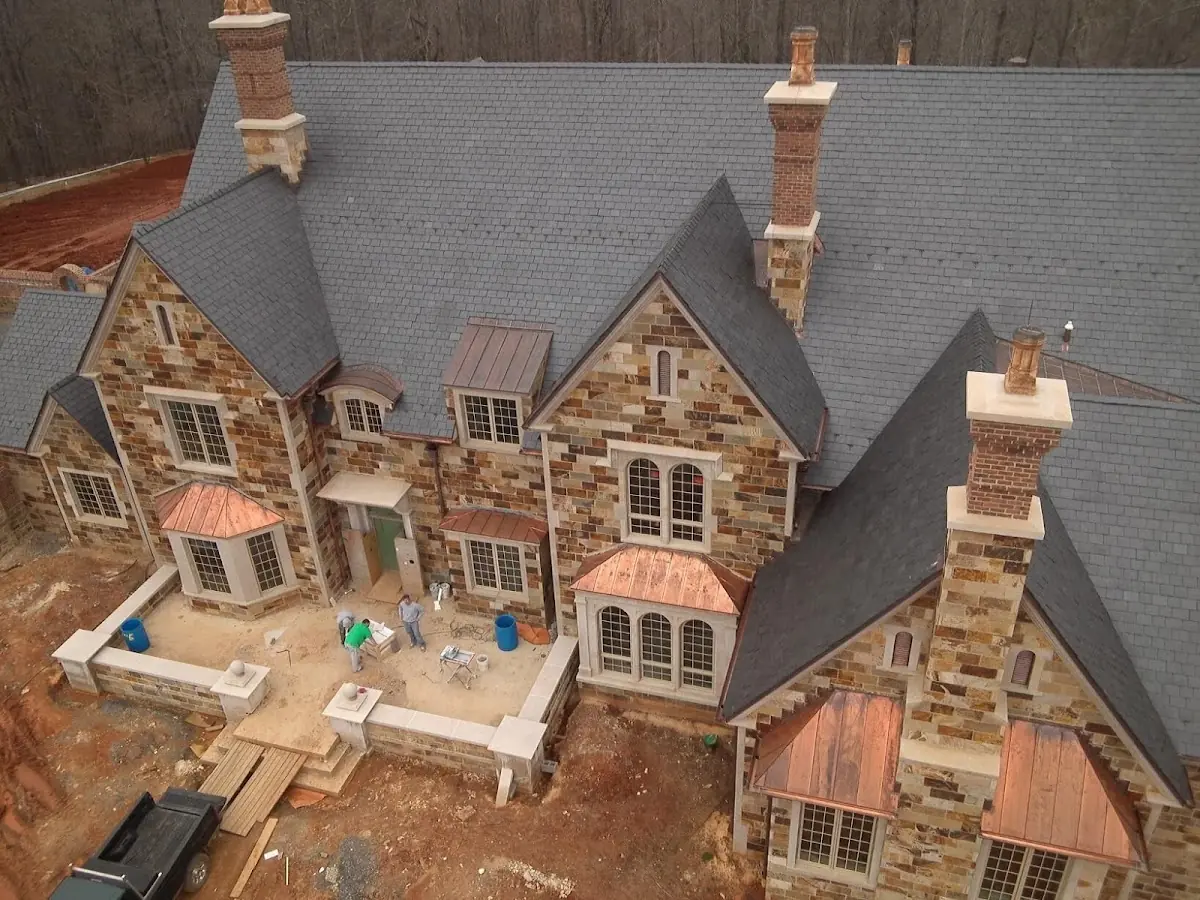 Craftsman Roofing Slate Roof Repair project in Brookneil
